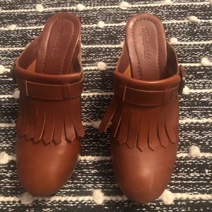 Madewell Classic Fringe Clogs